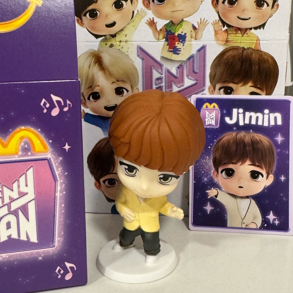 McDonalds x BTS Jimin Action Figure - Throwback Edition